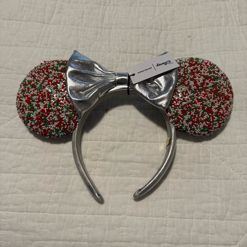 BaubleBar Silver Cherry Confetti Minnie Ears